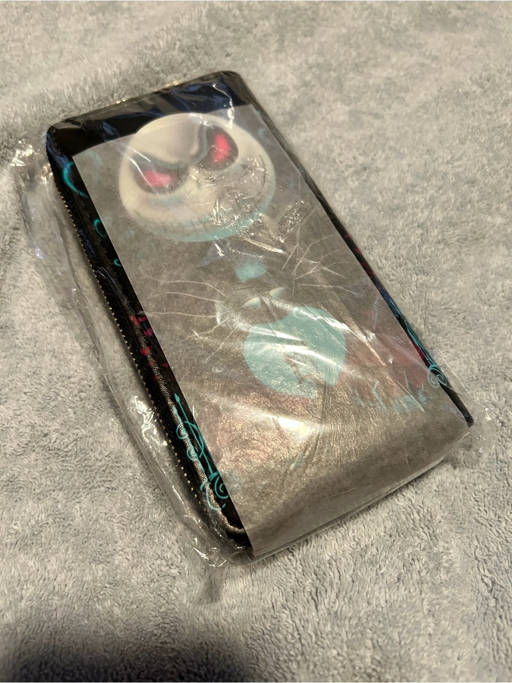 NIGHTMARE BEFORE CHRISTMAS JACK SKELLINGTON ZIP-AROUND LONG WALLET/NWT/NIP! - Picture 3 of 7